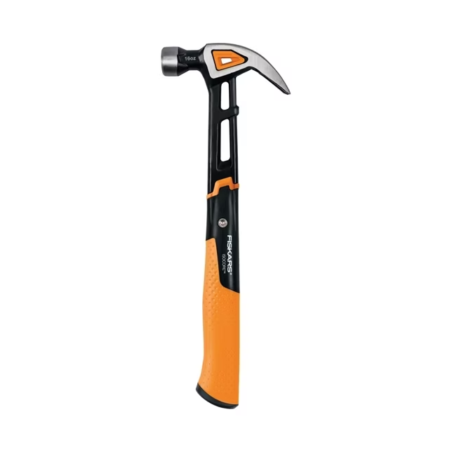 FISKARS ISOCORE FINISHING HAMMER M CURVED CLAW 16OZ