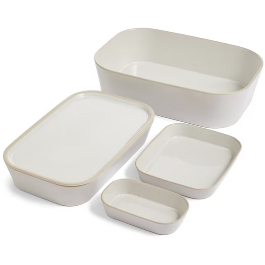 ROYAL DOULTON URBAN DINNING COOK AND SERVE SET WHITE 5 PCS