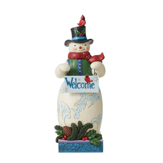 ENESCO SNOWMAN WITH PLAQUE