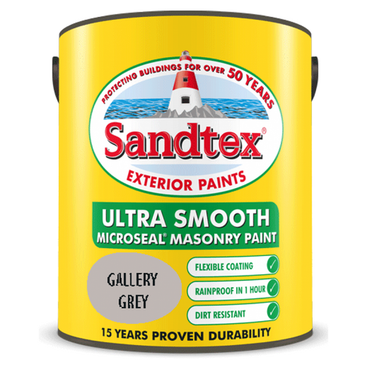 SANDTEX MASONRY PAINT 5L - GALLERY GREY