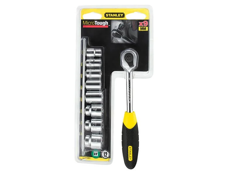 STANLEY MICROTOUGH SET 1/4 INCH SQUARE DRIVE