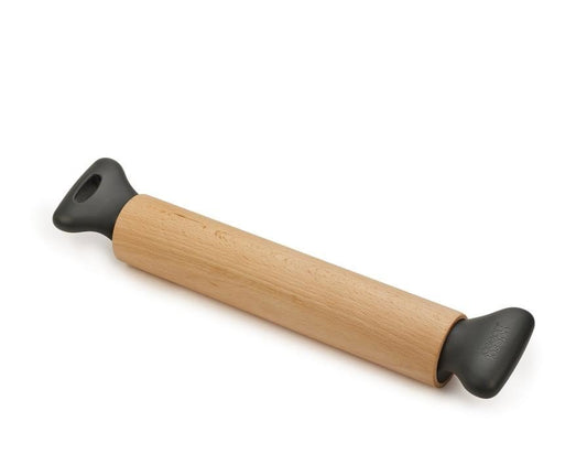 JOSEPH JOSEPH GRIP-PIN ERGONOMIC ROLLING PIN GREY