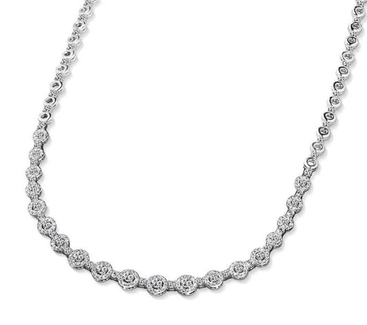 NEWBRIDGE CLEAR CUBIC ZIRCONIA NECKLACE